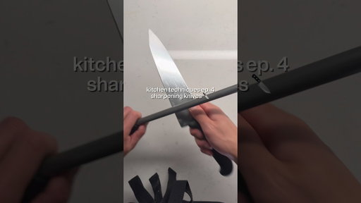 knife sharpening lesson from my chefs #culinaryarts #knifesharpening