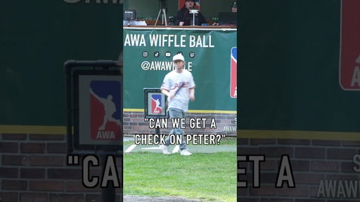 What Was That on His Hand?🤔 #dingersornothing #wiffleball #baseball #shorts
