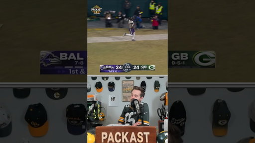 Packers get RUN OVER by Ravens #nfl