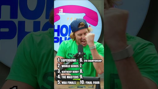 Can you name the Top 10 American Sporting Events?