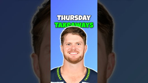 Week 1 Thursday Night Football Fantasy Takeaways