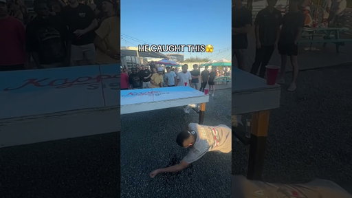He CAUGHT this