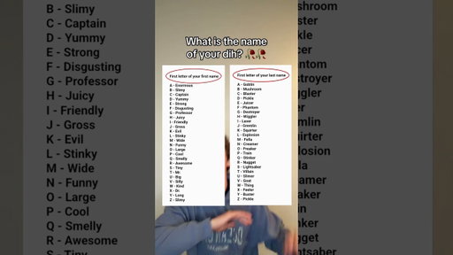 Comment what name you get 💀💀 #funny #memes #shorts #viral