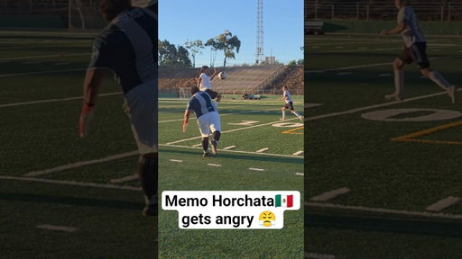 memo Horchata🇲🇽 gets angry 😤 #futbol #soccer #fut #goalkeeper #ytshorts