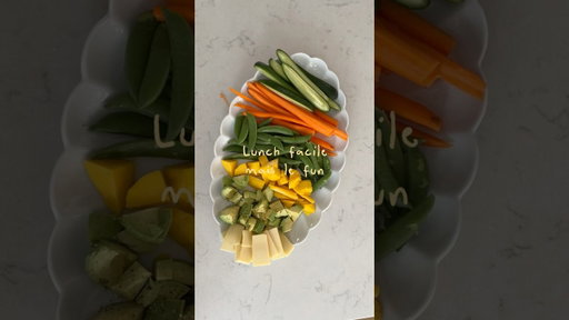 Lunch facile mais le fun 🫛 pour les petits et les grands #snacks #momlife #mat #vegan #healthyfood