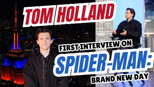 TOM HOLLAND'S FIRST "Spider-Man: Brand New Day" INTERVIEW at the EMPIRE STATE BUILDING