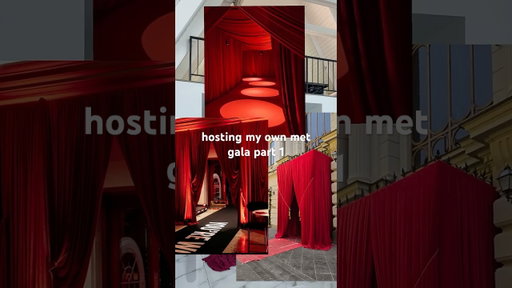 Hosting my own Met Gala