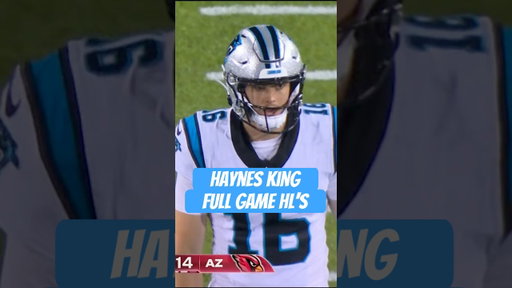 Haynes King Full Game Highlights | Hall of Fame Game vs Cardinals | Carolina Panthers