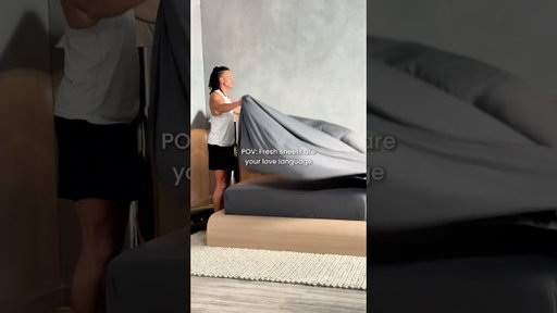 POV: Fresh sheets are your love language