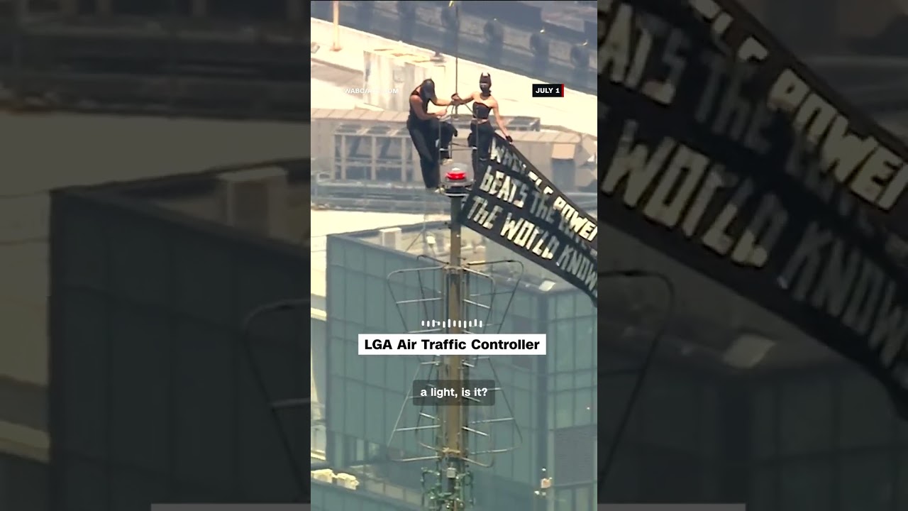 NYPD helicopter pilot reacts to couple who climbed Empire State building