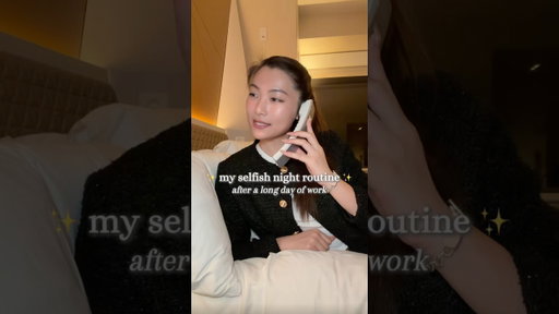 My Selfish Night Routine After Work ✨ #vlog #productivity #selfcare #routine