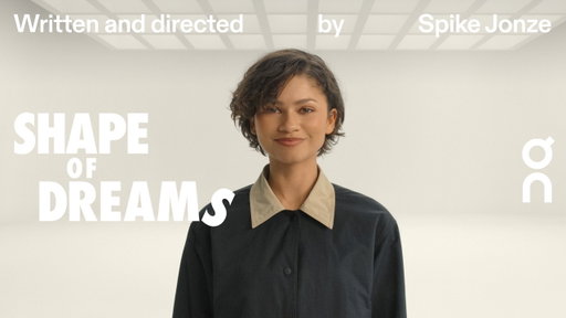 On | Shape of Dreams, starring Zendaya. Written and directed by Spike Jonze.