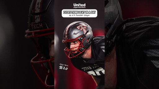Texas Tech Football: Adam Trick - What I Eat In A Day | 7.10.2026
