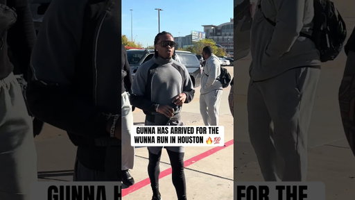 Gunna has touched down in Houston 🔥🚀