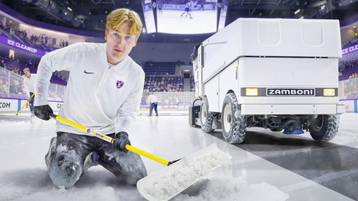 I Survived a 9 Hour Game Day as a Professional Zamboni Driver