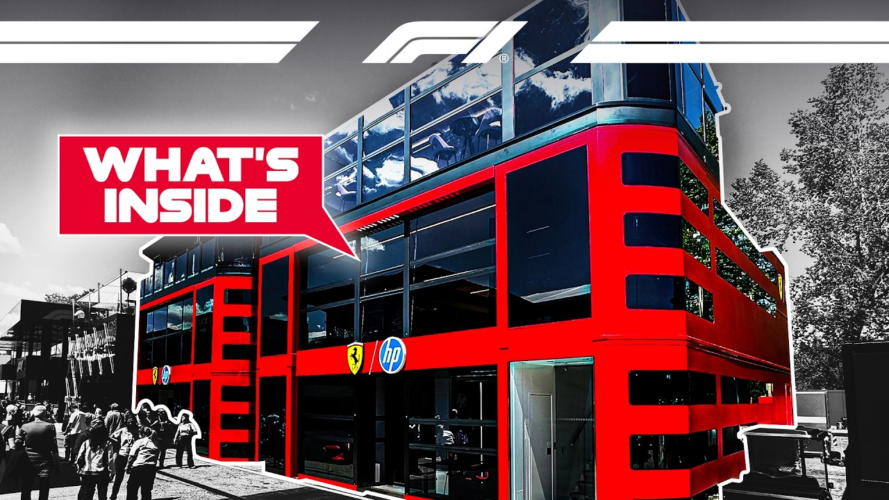 What's Inside An F1 Team Motorhome?!