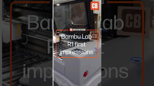 Bambu Lab R1 Laser hands-on