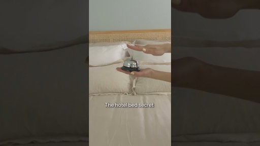 How to make a hotel like bed