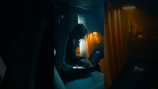 Making a cinematic nighttime shot #cinematography