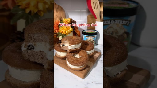 Ben & Jerry’s | Apple Cider Donut Sandwich