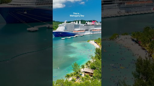 Mahogany Bay… soon becoming Isla Tropicale, part of our Paradise Collection ✨#shorts #Carnivalcruise