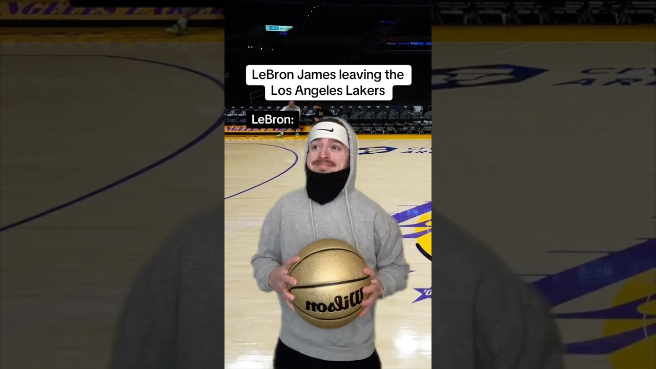 LeBron James leaving the Los Angeles Lakers😂🏀