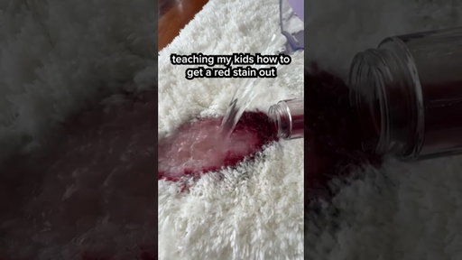 LIFE HACK: HOW TO GET A RED STAIN OUT!