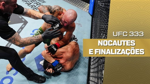 TODOS OS NOCAUTES E FINALIZAÇÕES DO UFC 333