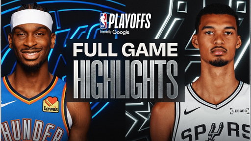 #1 THUNDER at #2 SPURS | FULL GAME 4 HIGHLIGHTS | May 24, 2026