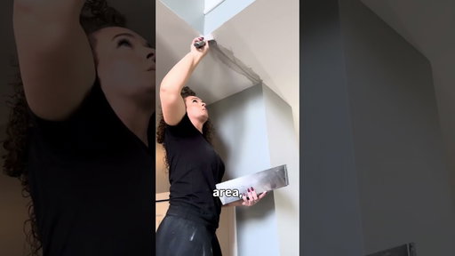 How to repair a crack in your drywall! #homerenovation #diy #howto