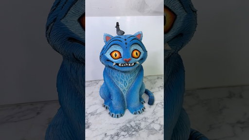 Making a K-Pop Demon Hunters Tiger CAKE 🍰 #kpop #kpopdemonhunters #cake #art