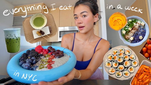 what i eat in a week as a busy girl in NYC | easy recipes + fave places!