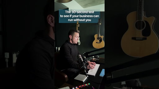 The 30-second test that exposes your business
