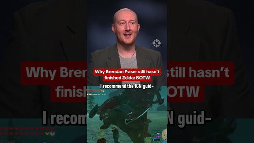Brendan Fraser needs Breath of the Wild tips