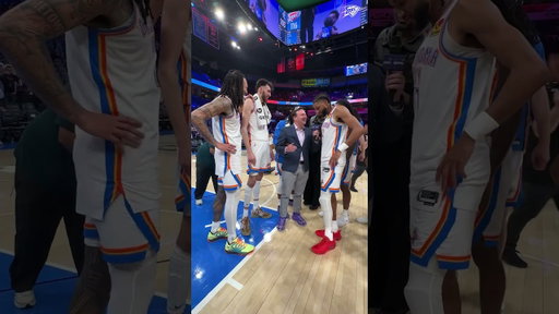 Nick’s shoe game leveling 🆙 😂 #okcthunder