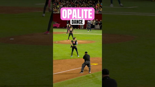 Third base umpire stole the show 🤣 #dance #trend #opalite #taylorswift #dancer #dancing #shorts
