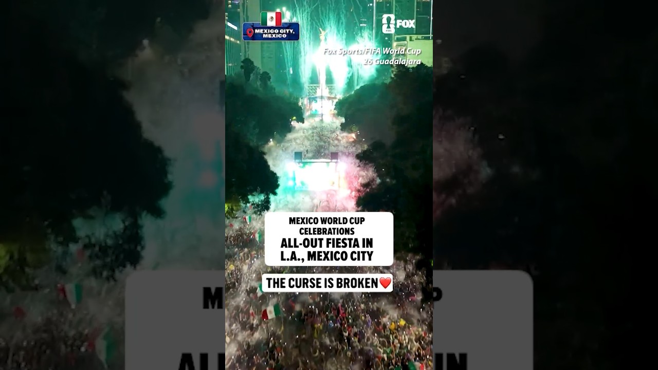 Mexico Fans Celebrating World Cup Win Go Wild In L.A. and Mexico City