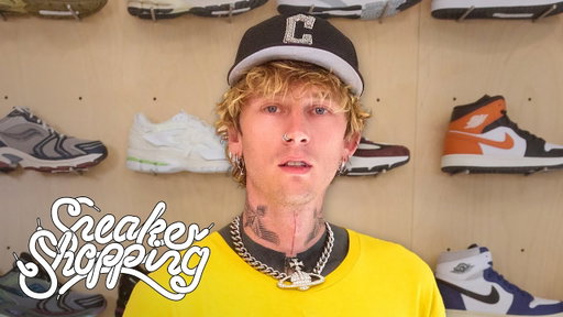 mgk Goes Sneaker Shopping With Complex