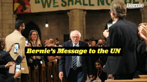 Bernie's Message to the UN