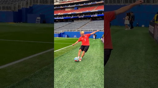 Can I Kick Harder Than RONALDO?🐐 #fifaworldcup #ad