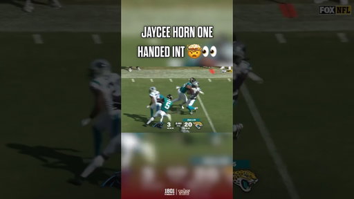 JAYCEE HORN ONE HANDED INT 🤯👀