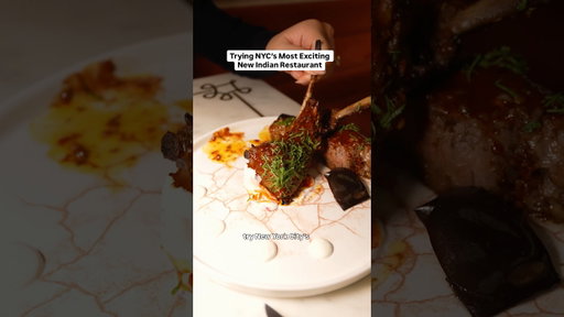 Trying NYC’s most exciting new Indian restaurant #foodie #indianfood #nycfood