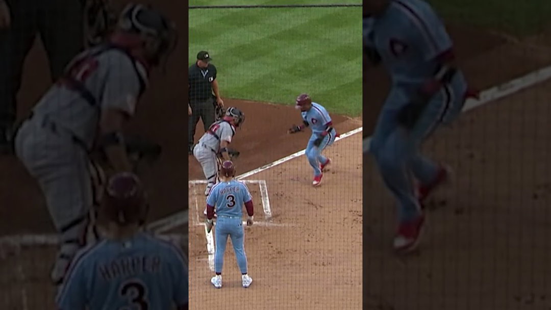 Luis Arraez gave up trying to score