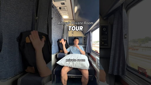 Amtrak private room tour #amtrak #roomtour #privateroom #train