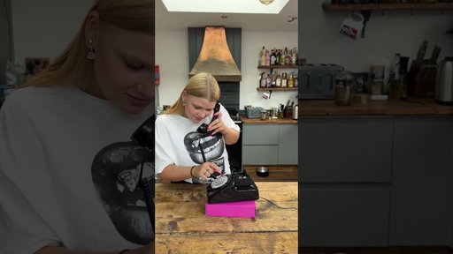 Seeing if our 18 year old daughter can work an old phone