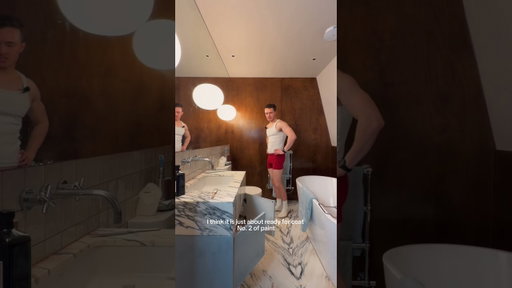 when the husband’s away, the paintbrush comes out to play #mlm #gaycouple #husbands