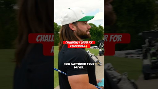 Challenging a golfer for a $500 DRIVER🔥