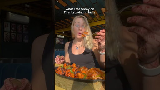 Turkey or a vegan Indian feast?! #india #indiatravel #indianwedding #indianfood