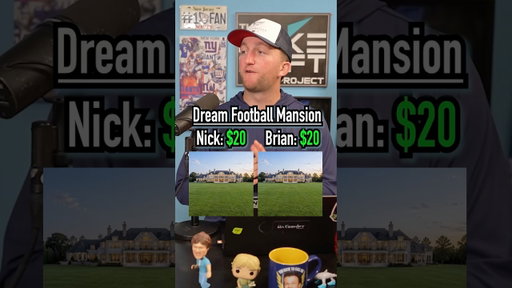Dream Outdoor Backyard Football Mansion Auction! #shorts  #nfl #football  #nflfootball #auction