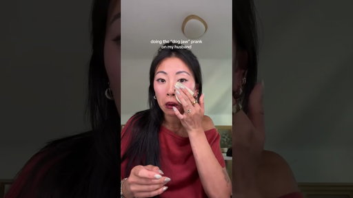 DOING THE "DOG JAW" PRANK ON MY HUSBAND #shorts
